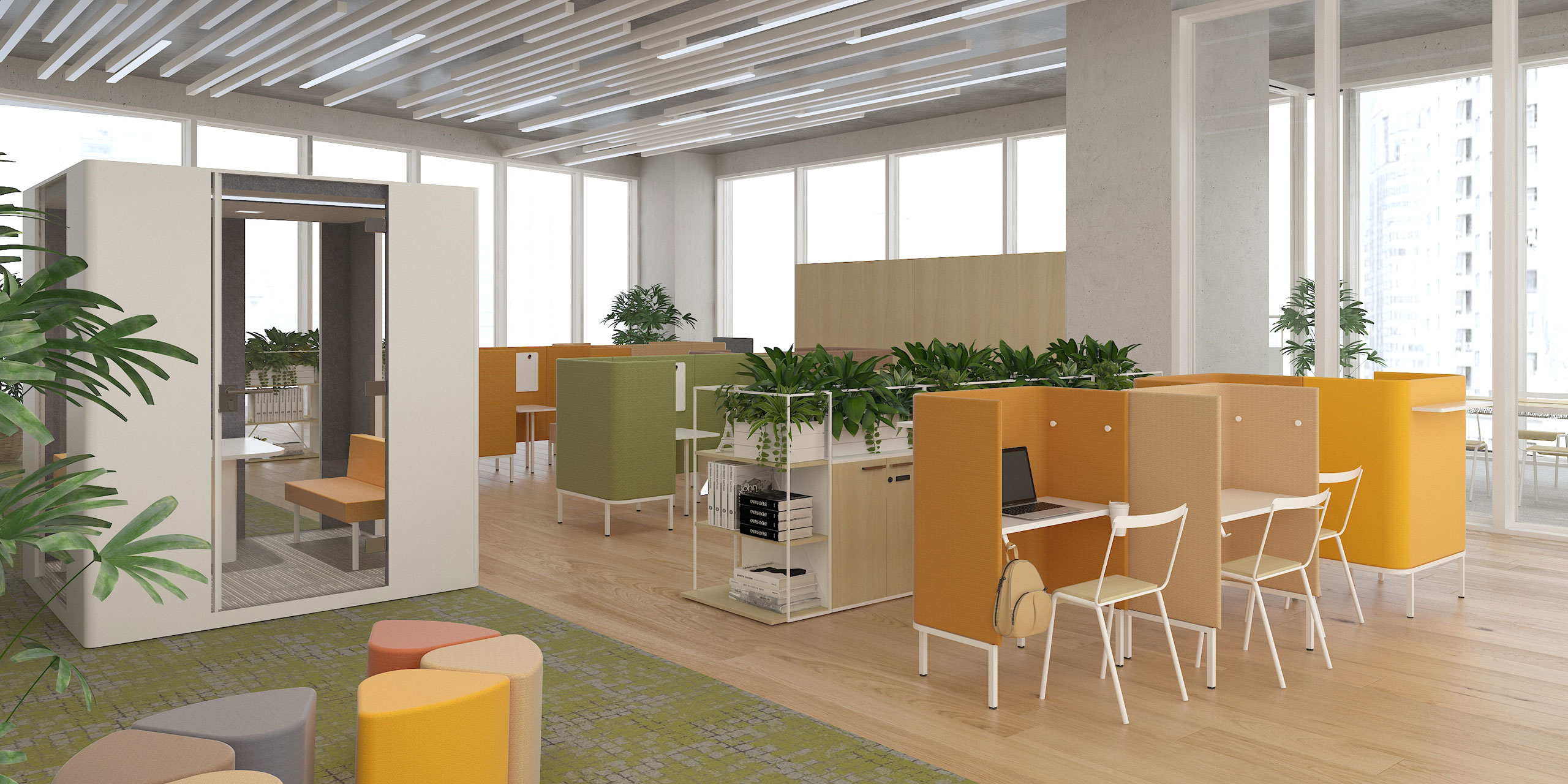 จัดพื้นที่ทำงาน Modern Office