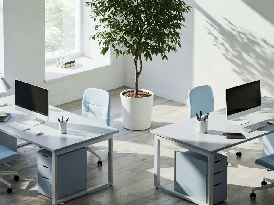 จัดพื้นที่สำนักงานเหมือนอยู่ในสวน