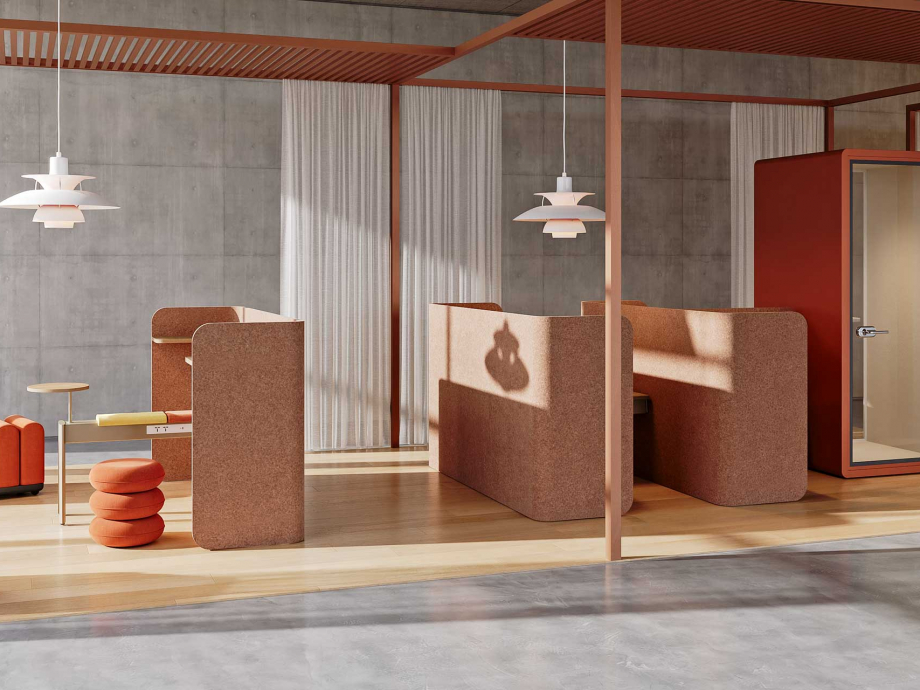 จัดโซน Hybrid Space ด้วยเฟอร์นิเจอร์โครงการ