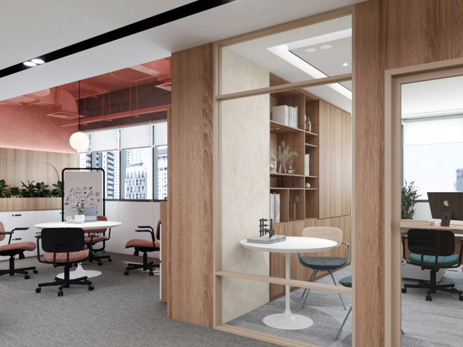 ออกแบบห้องทำงานผู้บริหารใน Co-Working Space